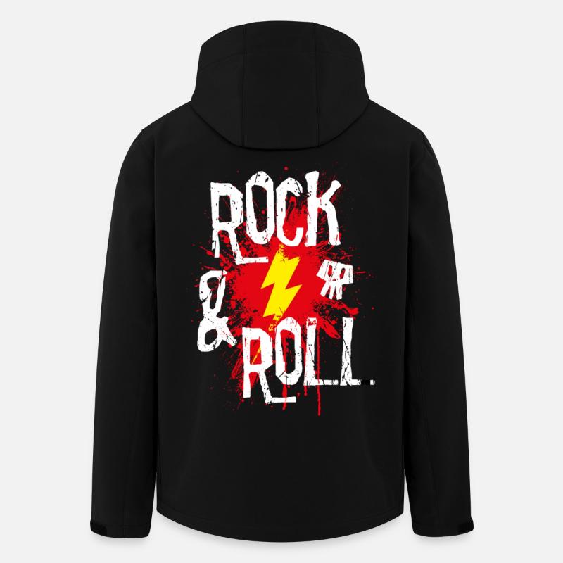 Rock 'n' Roll - Recycelte Männer Softshell-Jacke von Stanley/Stella - Schwarz