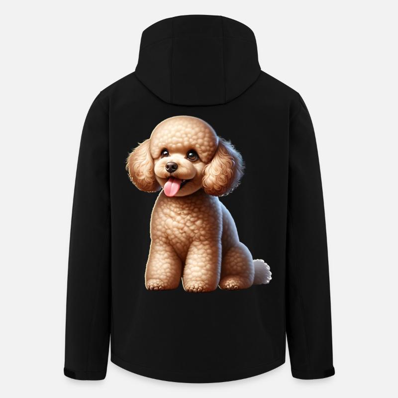 Poodle - Men’s Recycled Softshell Jacket by Stanley/Stella - black