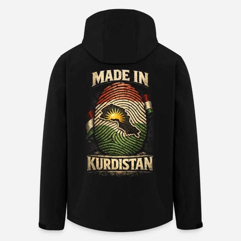 Made In Kurdistan Kurde Kurden - Recycelte Männer Softshell-Jacke von Stanley/Stella - Schwarz