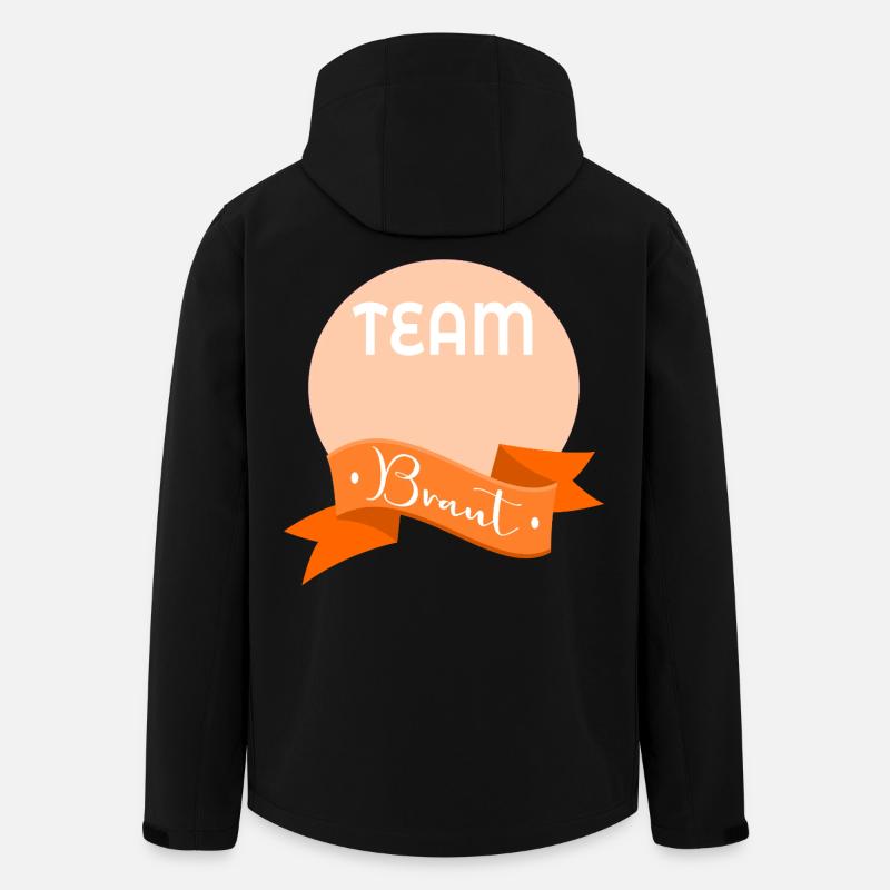 Team Bride - Men’s Recycled Softshell Jacket by Stanley/Stella - black