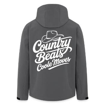 Country Moves Cool - Men’s Recycled Softshell Jacket by Stanley/Stella - black - Back - AI Model Male 185 light (185cm)