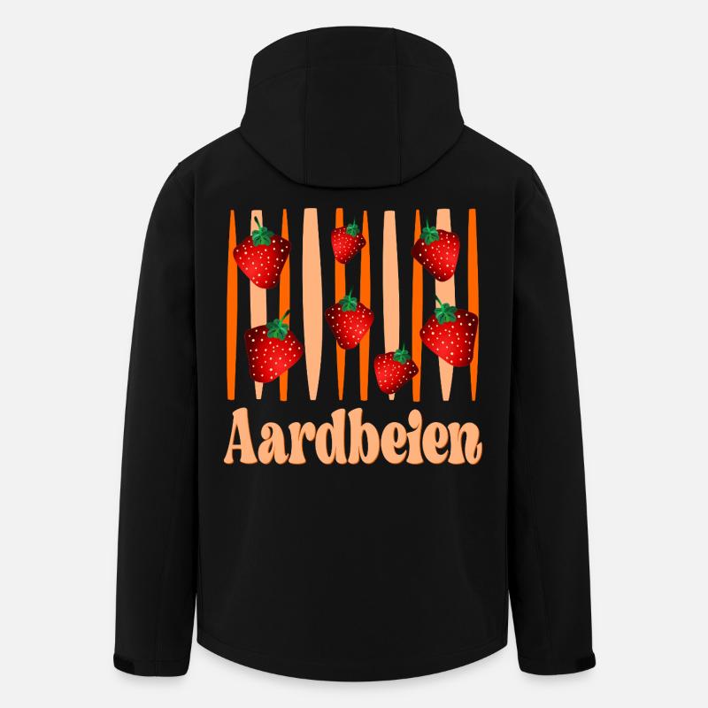 Erdbeeren pflücken - Recycelte Männer Softshell-Jacke von Stanley/Stella - Schwarz