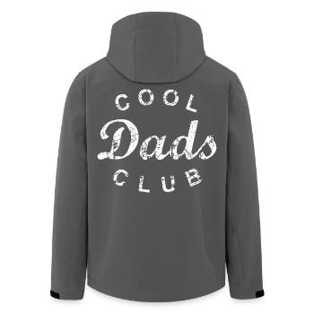 Cool Dads Club Papa Vatertag Geschenk - Recycelte Männer Softshell-Jacke von Stanley/Stella - Schwarz - Hinten - AI Model Male 185 light (185cm)