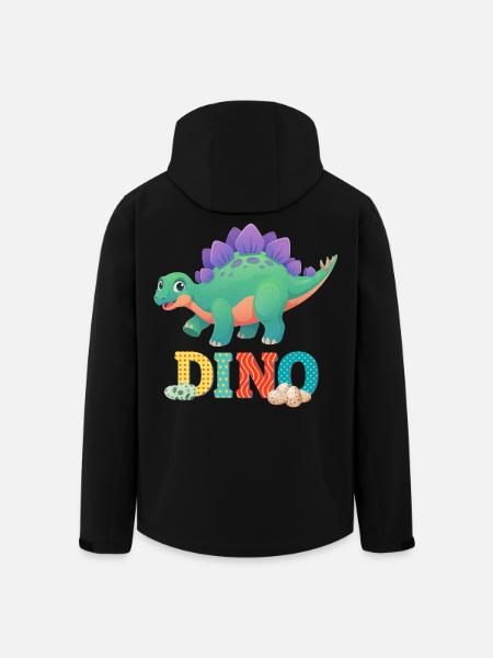 DINO - Men’s Recycled Softshell Jacket by Stanley/Stella - black