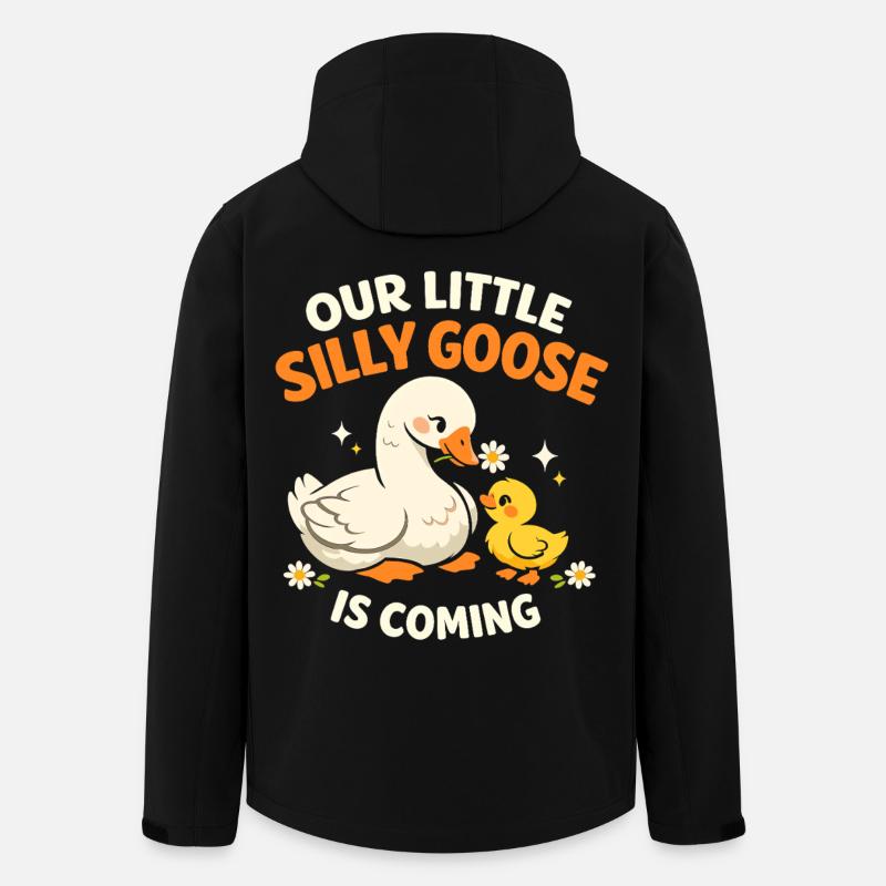 Silly Goose Baby - Recycelte Männer Softshell-Jacke von Stanley/Stella - Schwarz