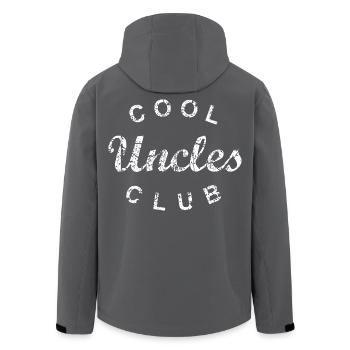 Cool Uncles Club Onkel Vatertag Geschenk - Recycelte Männer Softshell-Jacke von Stanley/Stella - Schwarz - Hinten - AI Model Male 185 light (185cm)