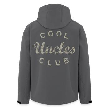 Cool Uncles Club Onkel Vatertag Geschenk - Recycelte Männer Softshell-Jacke von Stanley/Stella - Schwarz - Hinten - AI Model Male 185 light (185cm)
