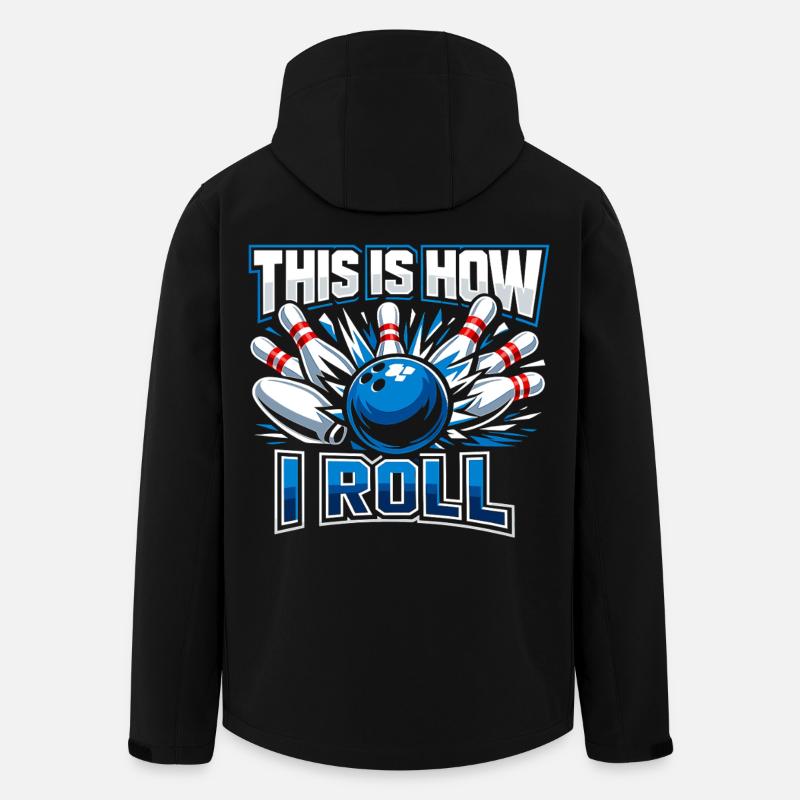 This Is How I Roll - Men’s Recycled Softshell Jacket by Stanley/Stella - black