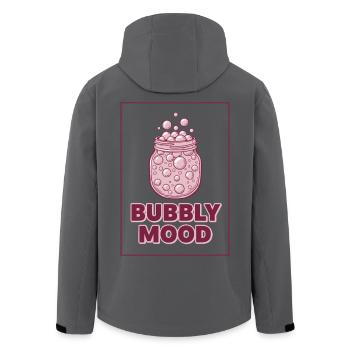 Sourdough Bubbly Mood Bread Backback Baker Bäcker-Ära - Recycelte Männer Softshell-Jacke von Stanley/Stella - Schwarz - Hinten - AI Model Male 185 light (185cm)