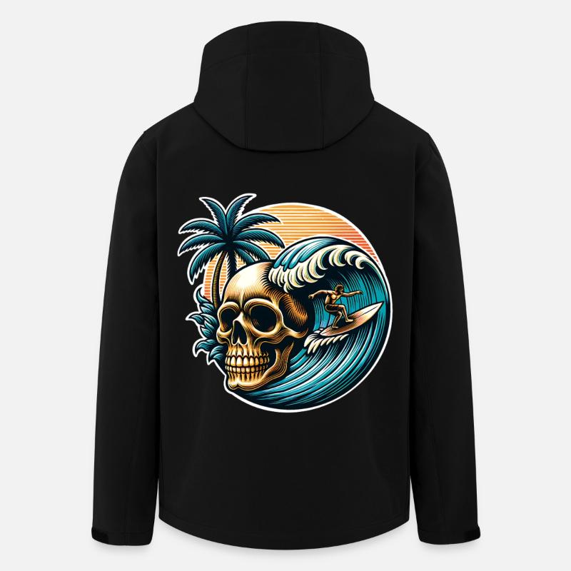 Surf - Recycelte Männer Softshell-Jacke von Stanley/Stella - Schwarz