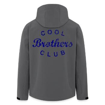 Cadeau de frère du Club des Frères Cool - Veste softshell homme en polyester recyclé Stanley/Stella - noir - Dos - AI Model Male 185 light (185cm)