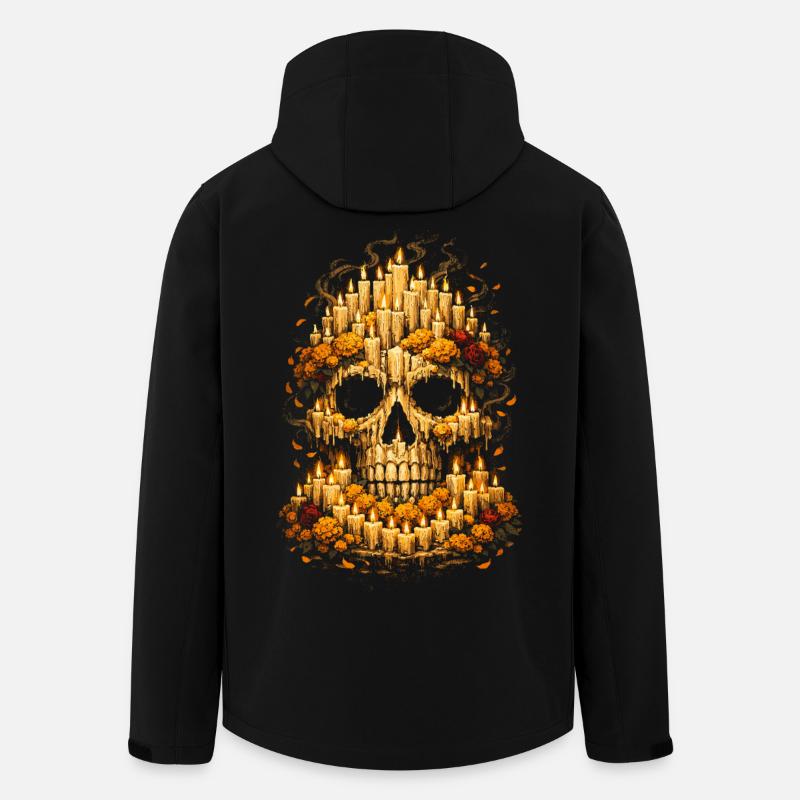 Día de los Muertos - Men’s Recycled Softshell Jacket by Stanley/Stella - black