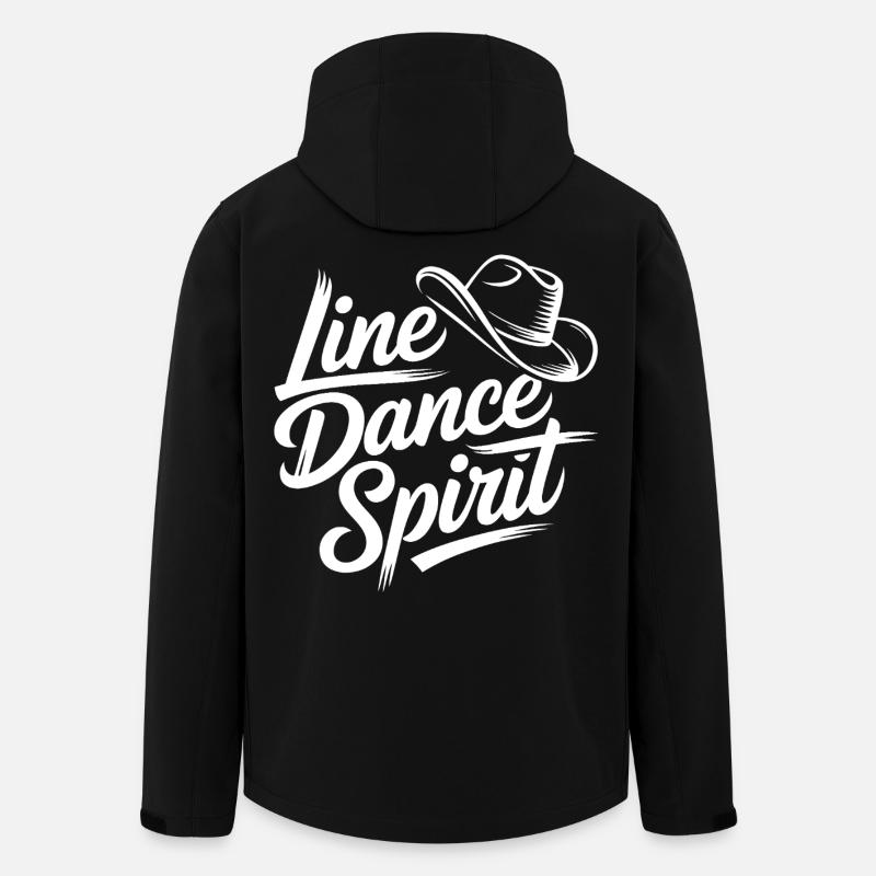 Line Dance Spirit - Veste softshell homme en polyester recyclé Stanley/Stella - noir
