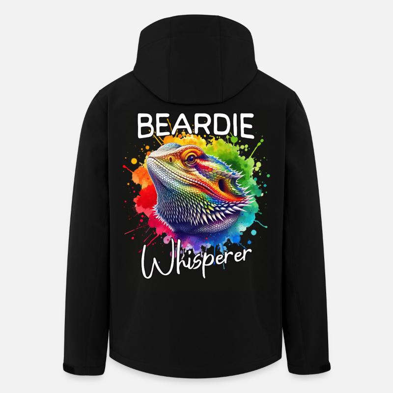 Bearded Dragon Whisperer - Men’s Recycled Softshell Jacket by Stanley/Stella - black