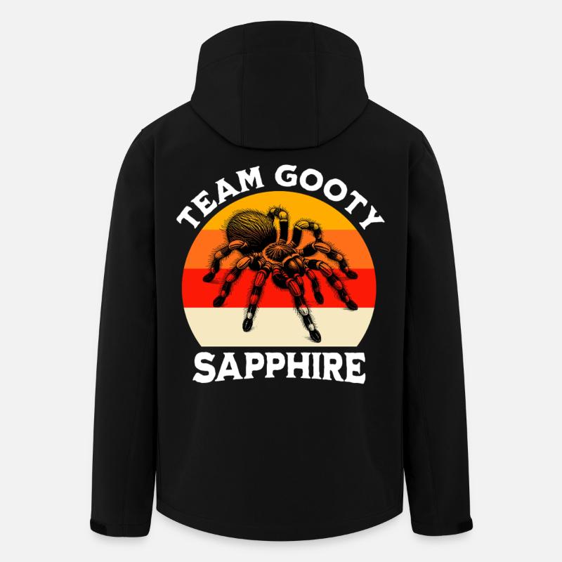 Équipe Gooty Sapphire Tarentula - Veste softshell homme en polyester recyclé Stanley/Stella - noir
