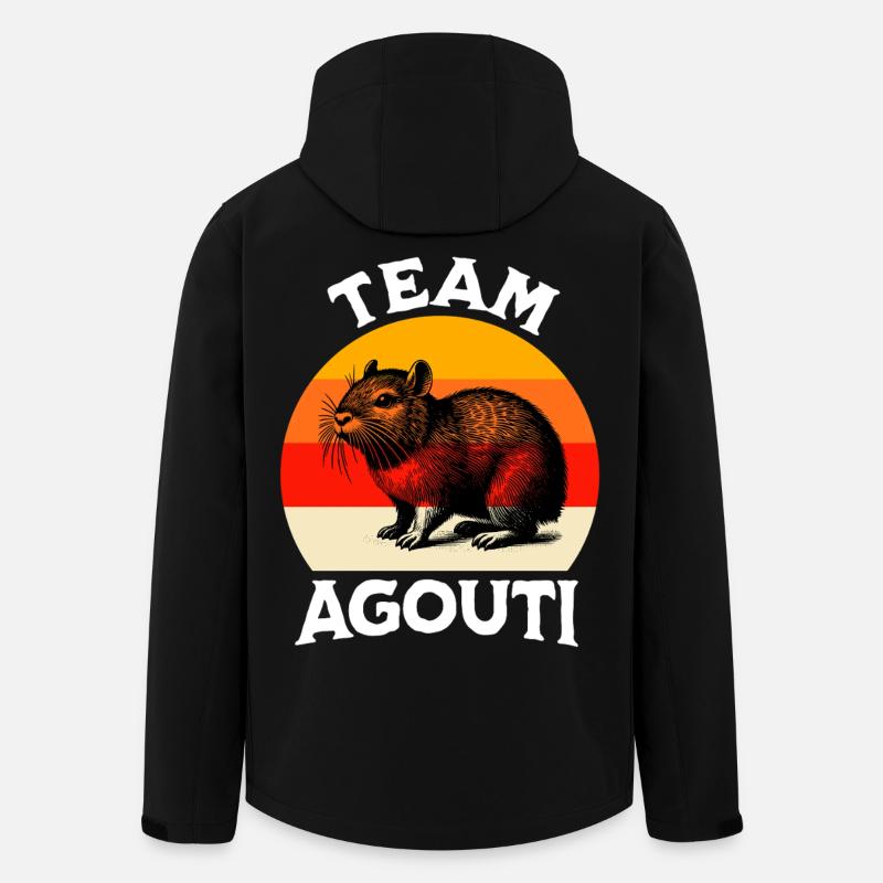 Équipe Aguti - Veste softshell homme en polyester recyclé Stanley/Stella - noir