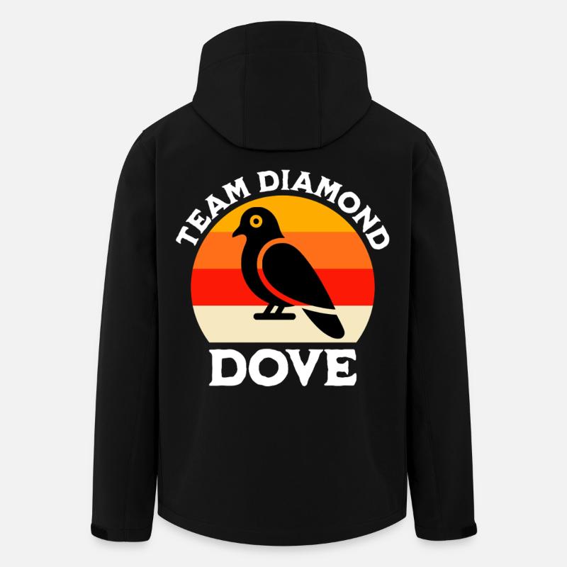 Équipe Diamond Pigeon - Veste softshell homme en polyester recyclé Stanley/Stella - noir