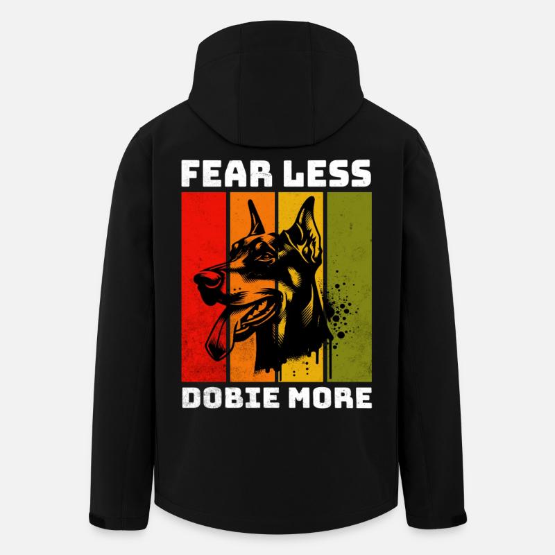 Doberman Dobermann - Veste softshell homme en polyester recyclé Stanley/Stella - noir