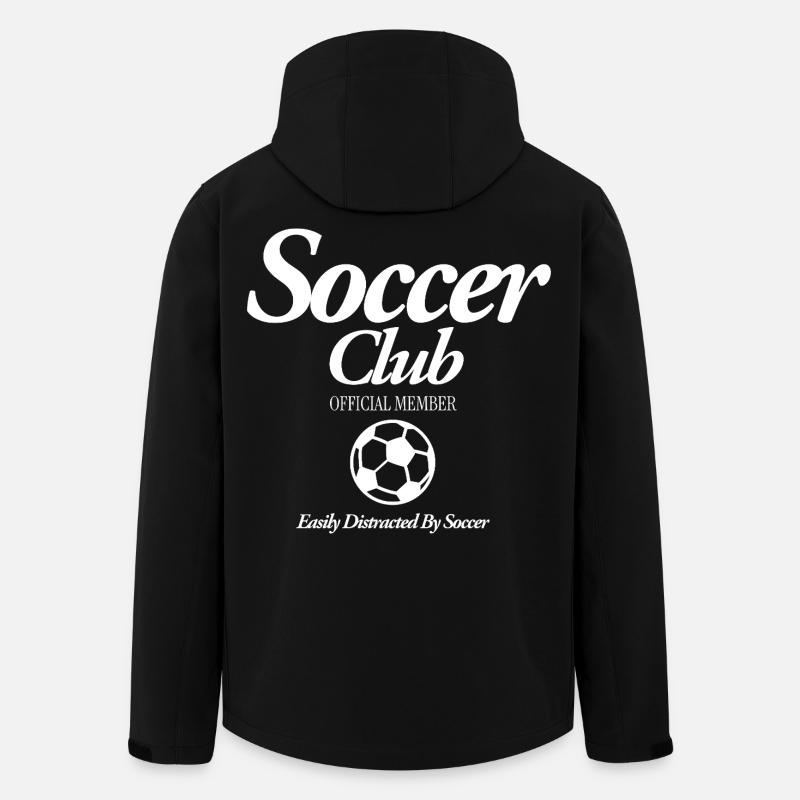 Soccer Club - Men’s Recycled Softshell Jacket by Stanley/Stella - black