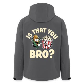 Is That You Bro? - Men’s Recycled Softshell Jacket by Stanley/Stella - black - Back - AI Model Male 185 light (185cm)