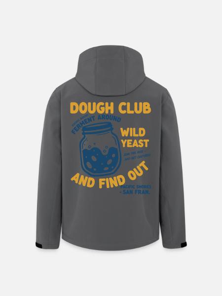 Sauerteigbrot Backteigclub Wildhefe - Recycelte Männer Softshell-Jacke von Stanley/Stella - Schwarz
