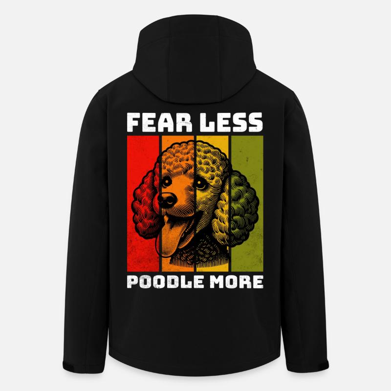 Poodle Pudel - Men’s Recycled Softshell Jacket by Stanley/Stella - black