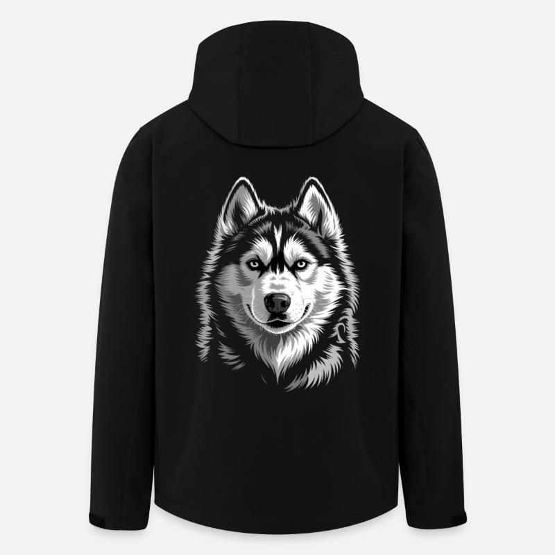 Husky - Men’s Recycled Softshell Jacket by Stanley/Stella - black