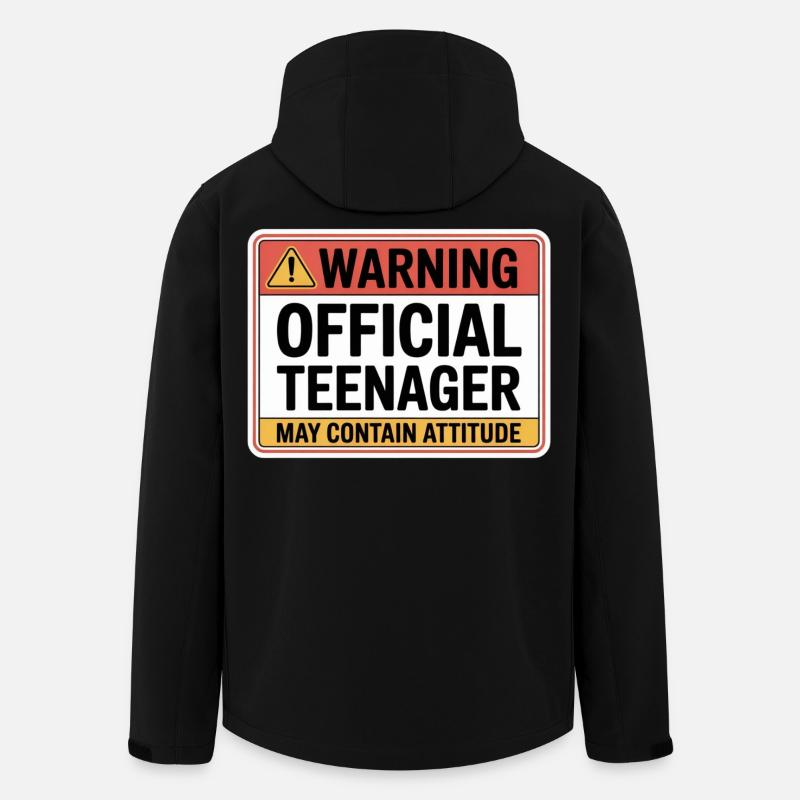 Official Teenager - Recycelte Männer Softshell-Jacke von Stanley/Stella - Schwarz