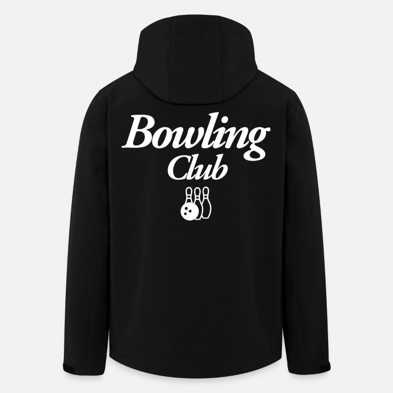 Bowling Club - Veste softshell homme en polyester recyclé Stanley/Stella - noir