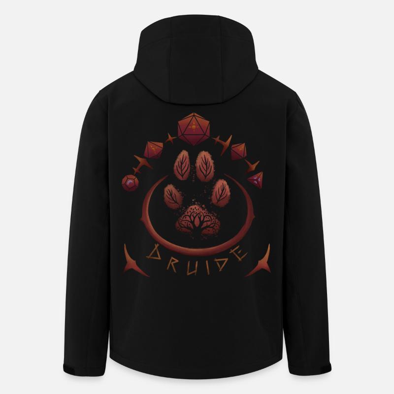 Druide - Recycelte Männer Softshell-Jacke von Stanley/Stella - Schwarz