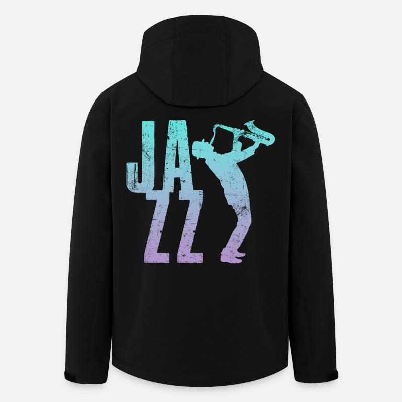 Jazz Saxo - Men’s Recycled Softshell Jacket by Stanley/Stella - black