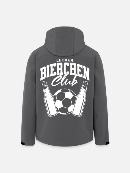 Lecker Bierchen Club Fußball  - Recycelte Männer Softshell-Jacke von Stanley/Stella - Schwarz