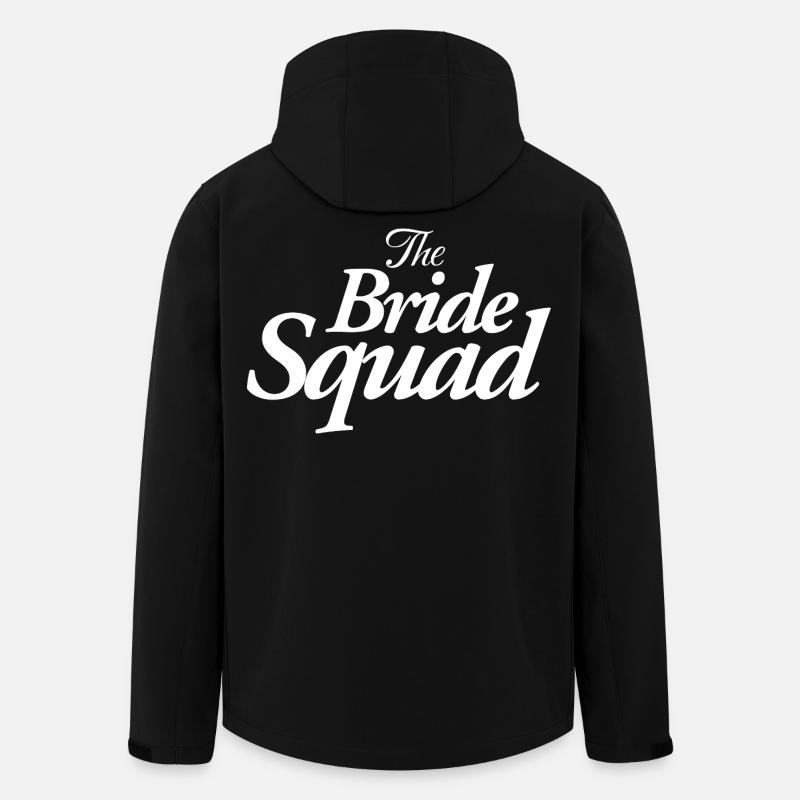 L’Escouade de la Mariée - Veste softshell homme en polyester recyclé Stanley/Stella - noir