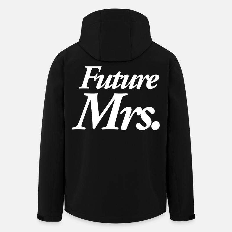 La future Mme - Veste softshell homme en polyester recyclé Stanley/Stella - noir