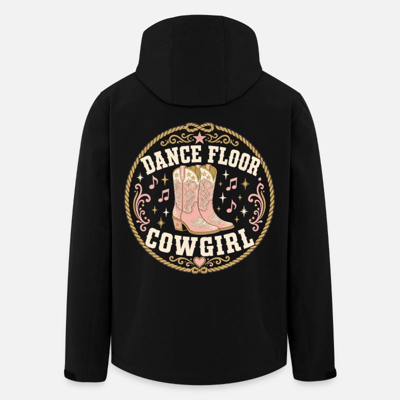 Dance Floor Western - Men’s Recycled Softshell Jacket by Stanley/Stella - black