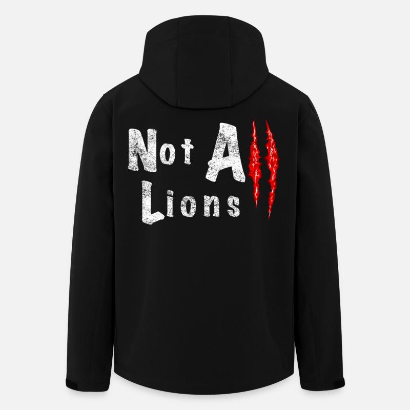 Not All Lions 2... - Veste softshell homme en polyester recyclé Stanley/Stella - noir