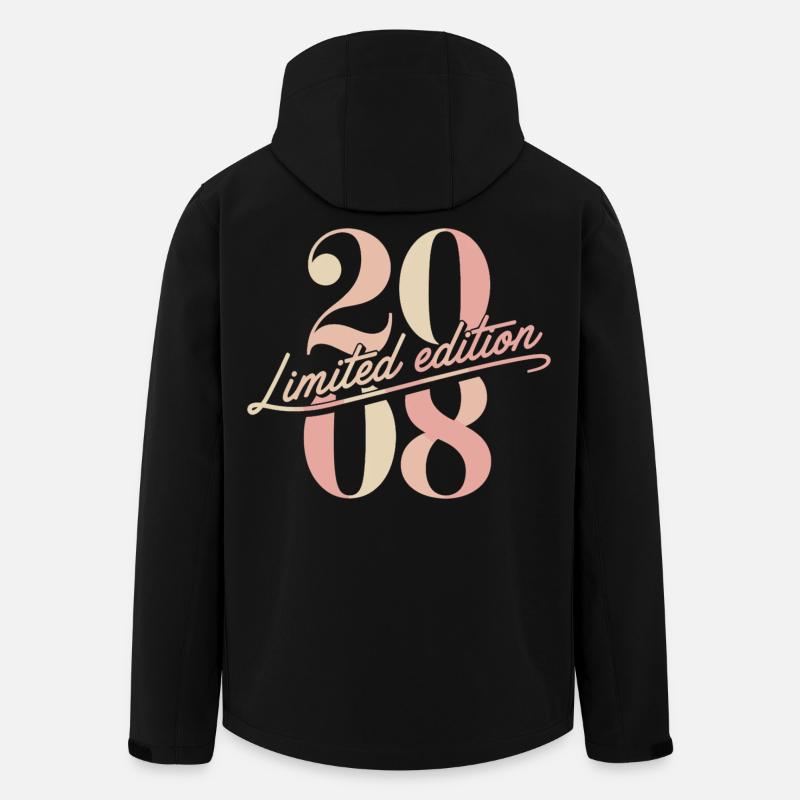 Anniversaire édition limitée 2008 - Veste softshell homme en polyester recyclé Stanley/Stella - noir