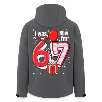 I was 6 Now Im 7 Birthday Shirt Kids 7 Birthday - Veste softshell homme en polyester recyclé Stanley/Stella - noir - Dos - AI Model Male 185 light (185cm)