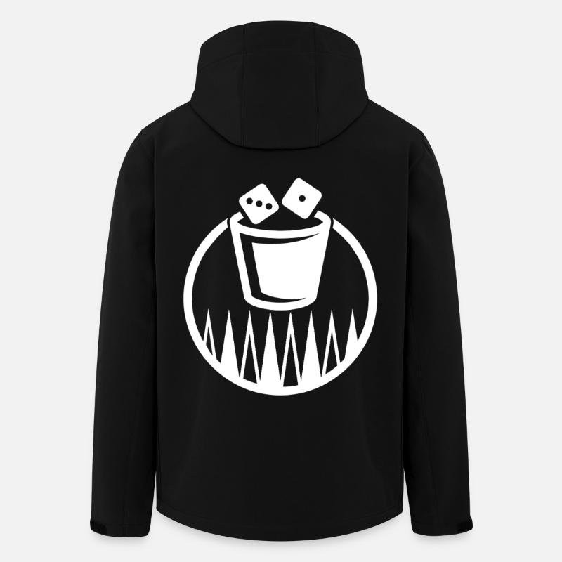 Backgammon | Jeu de société | Don - Veste softshell homme en polyester recyclé Stanley/Stella - noir