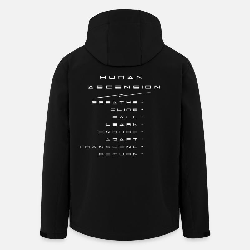 Human ascension - Men’s Recycled Softshell Jacket by Stanley/Stella - black