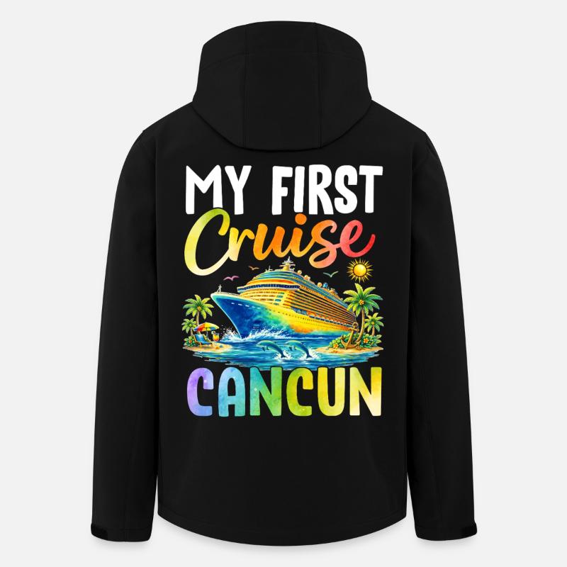 My First Cruise Cancun - Recycelte Männer Softshell-Jacke von Stanley/Stella - Schwarz