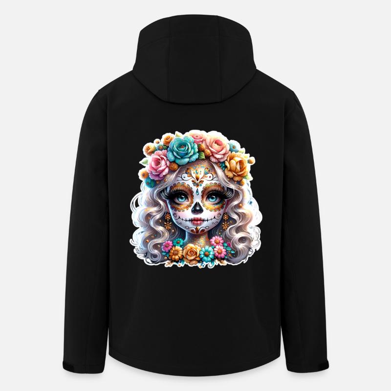 La Catrina - Men’s Recycled Softshell Jacket by Stanley/Stella - black