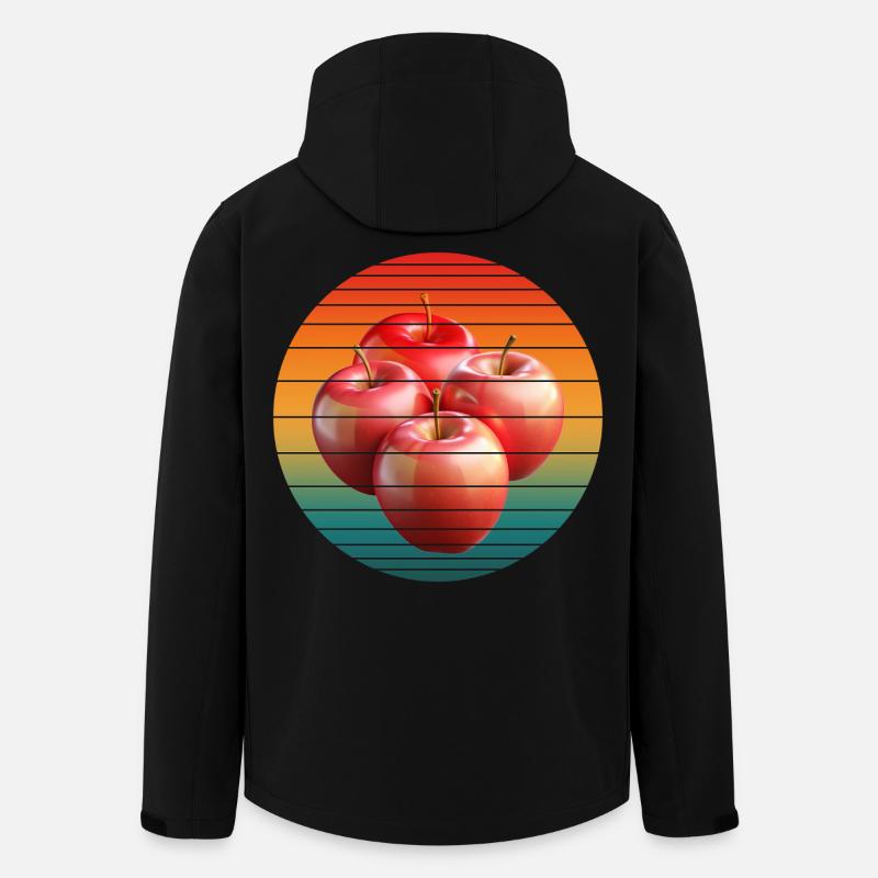 Fruit de la pomme - Veste softshell homme en polyester recyclé Stanley/Stella - noir