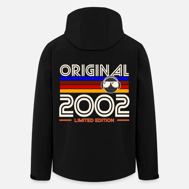 Original 2002 Limited Edition Retro - Men’s Recycled Softshell Jacket by Stanley/Stella - black