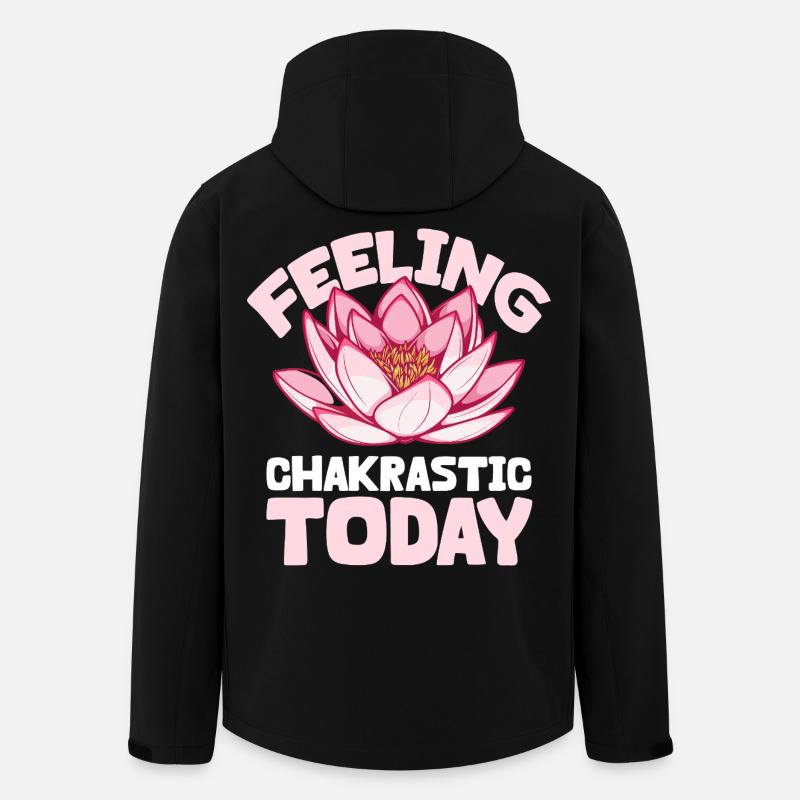 Chakra Feeling - Good Energy - Men’s Recycled Softshell Jacket by Stanley/Stella - black