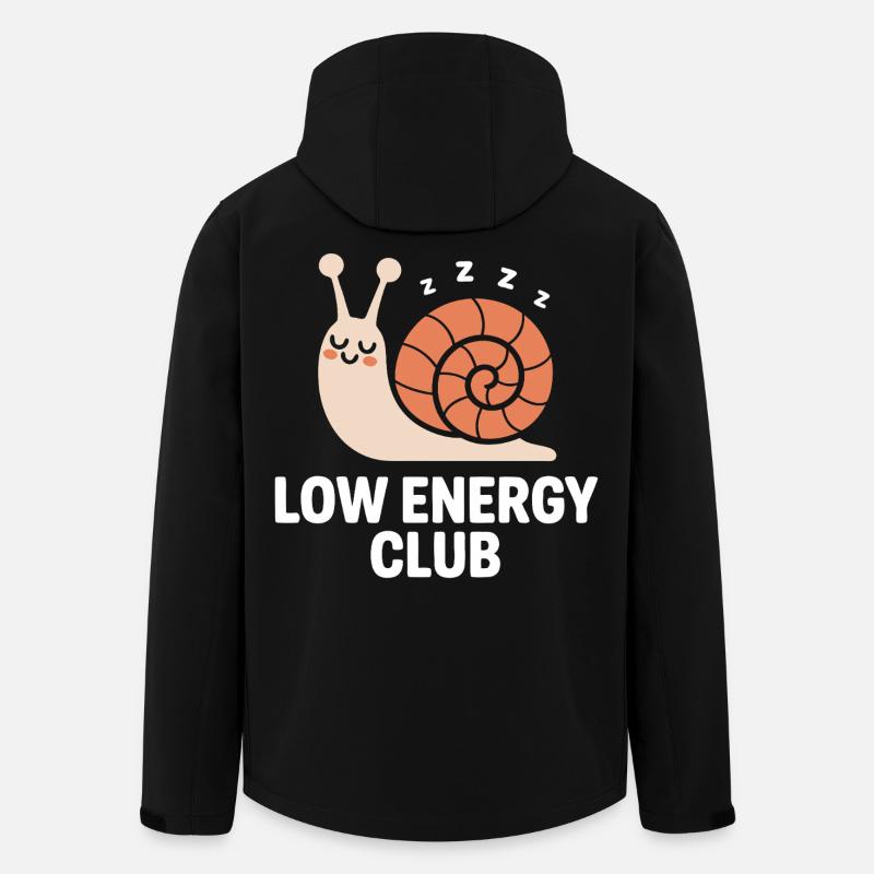 Slow Snail Club - Men’s Recycled Softshell Jacket by Stanley/Stella - black