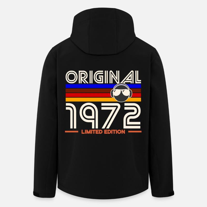 Original 1972 Édition limitée - Veste softshell homme en polyester recyclé Stanley/Stella - noir