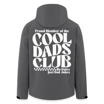 Cool Dads Club - Papa Vatertag Geschenk - Recycelte Männer Softshell-Jacke von Stanley/Stella - Schwarz - Hinten - AI Model Male 185 light (185cm)