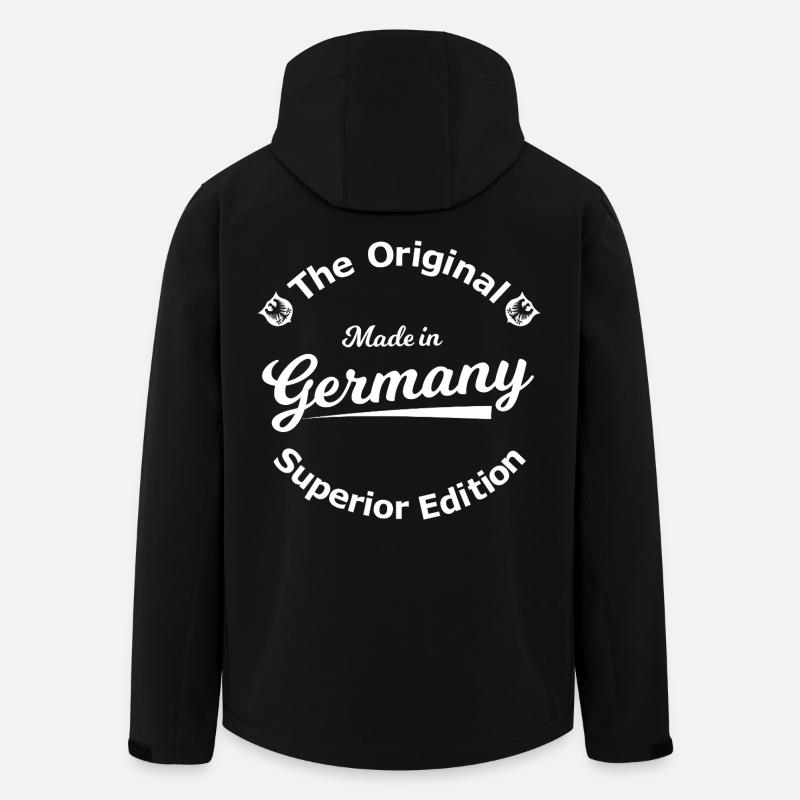 Original Germany Superior Edition - Recycelte Männer Softshell-Jacke von Stanley/Stella - Schwarz