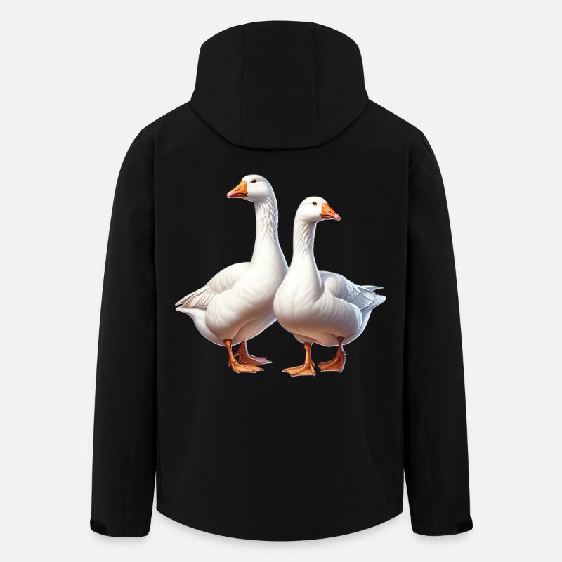 Goose - Men’s Recycled Softshell Jacket by Stanley/Stella - black